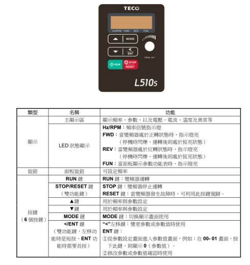 L510S操作说明